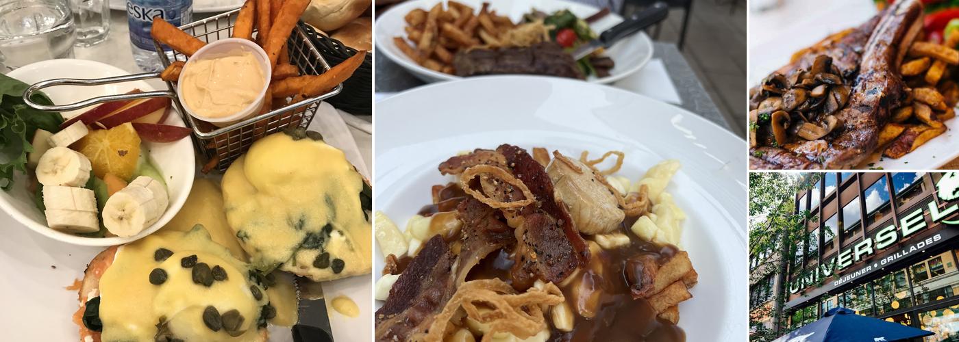 Universel Déjeuners et Grillades Menu