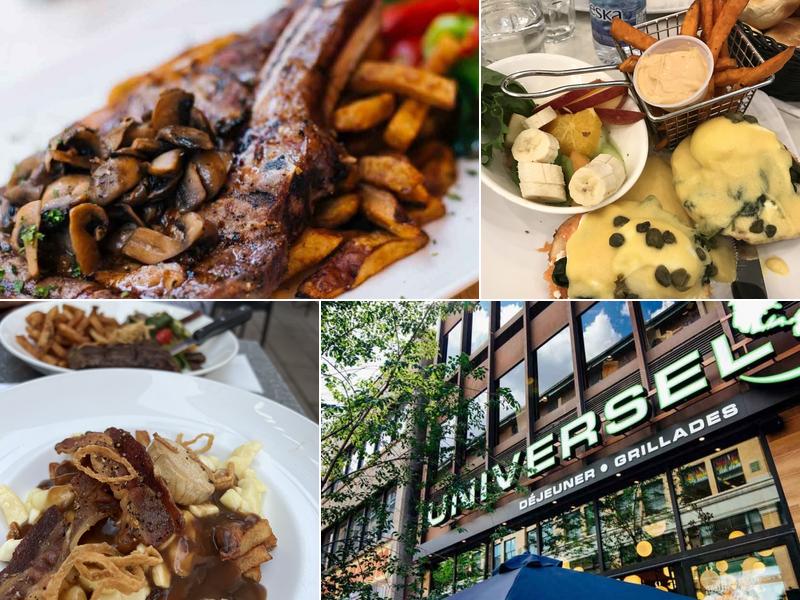 Universel Déjeuners et Grillades Menu