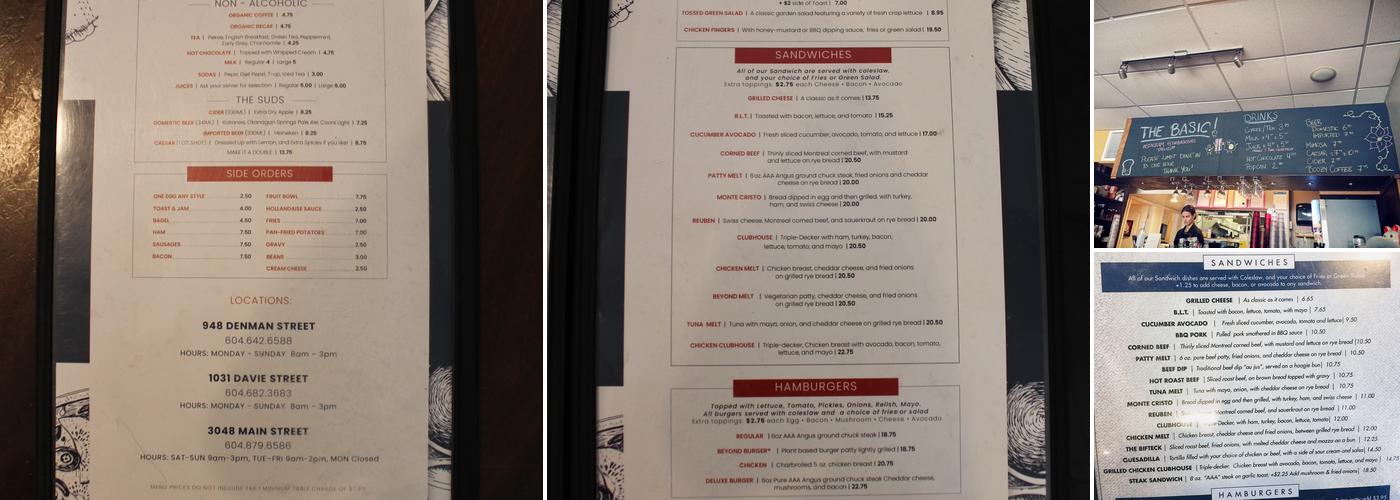 The Basic Menu
