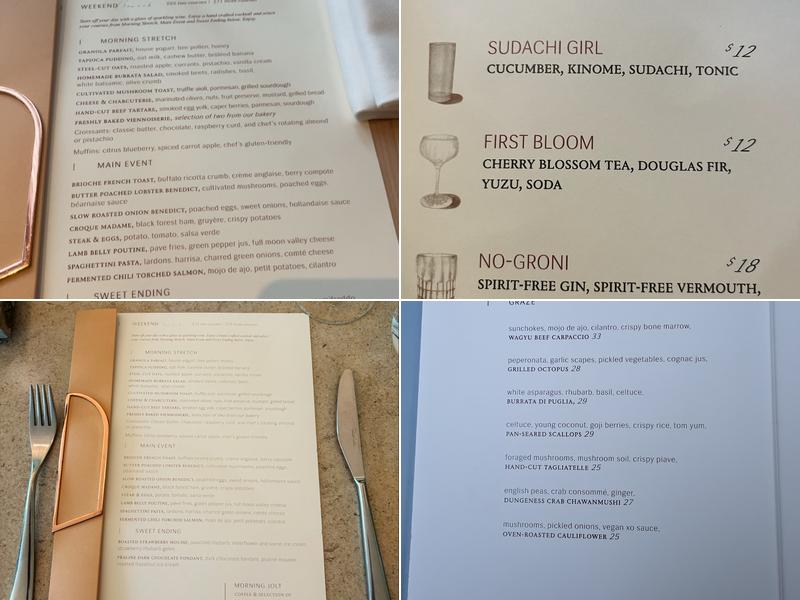 Botanist Menu