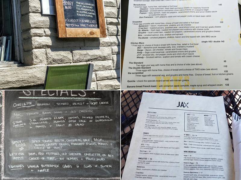 Jax Menu