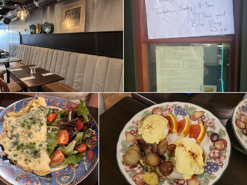 Blue Vinny Diner Menu