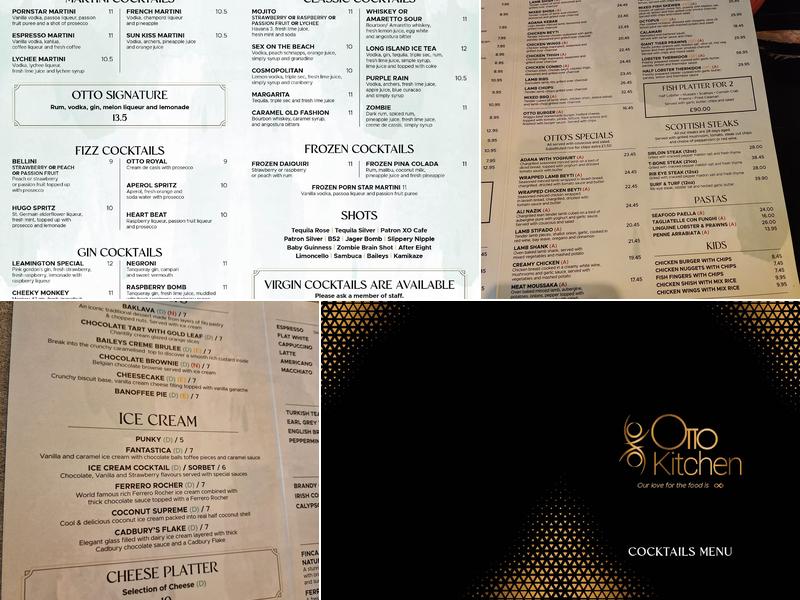 Otto Kitchen Menu