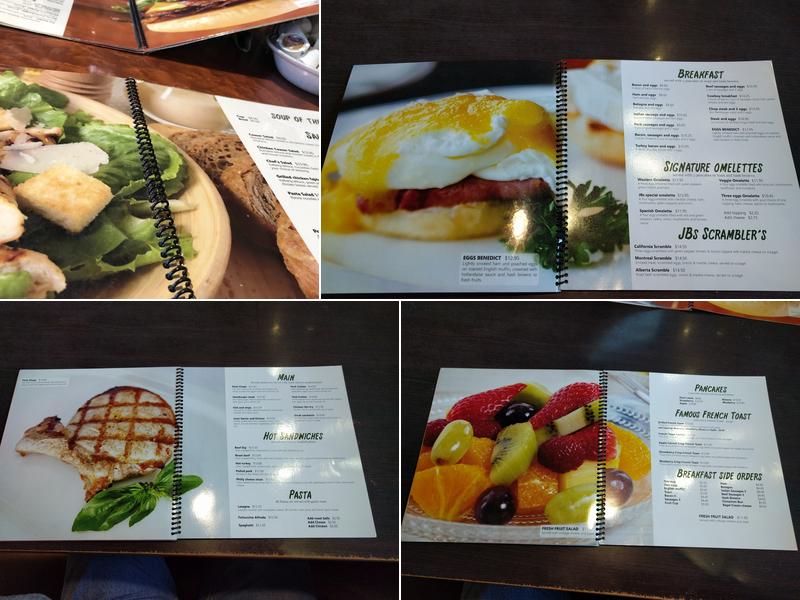 Jay Bee's Beverly Menu