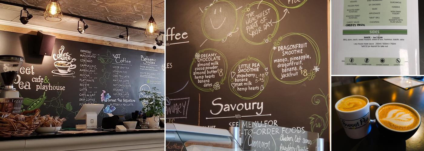 Sweet Pea Café & Playhouse Menu