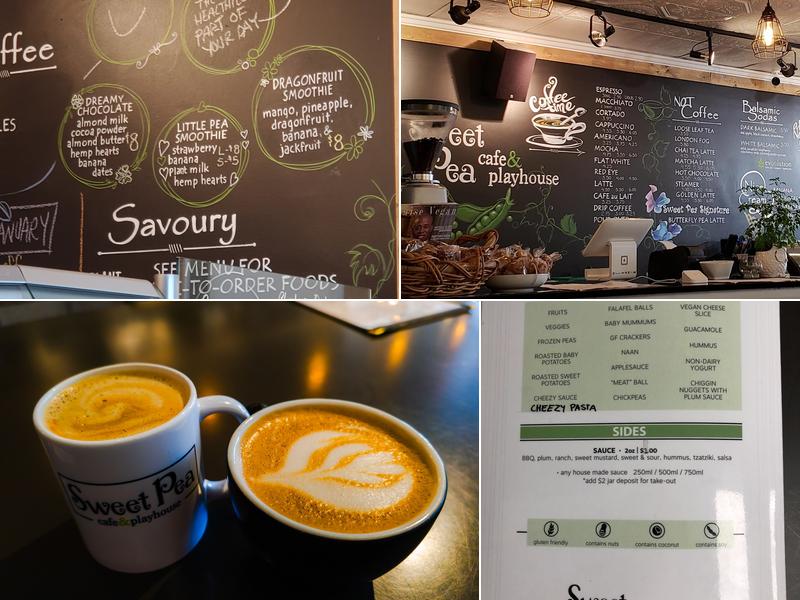 Sweet Pea Café & Playhouse Menu