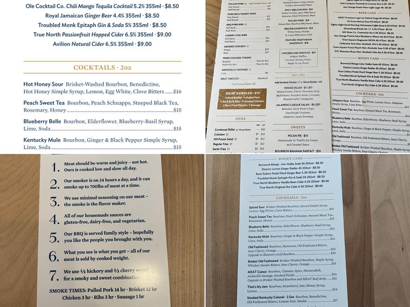 Meat Menu