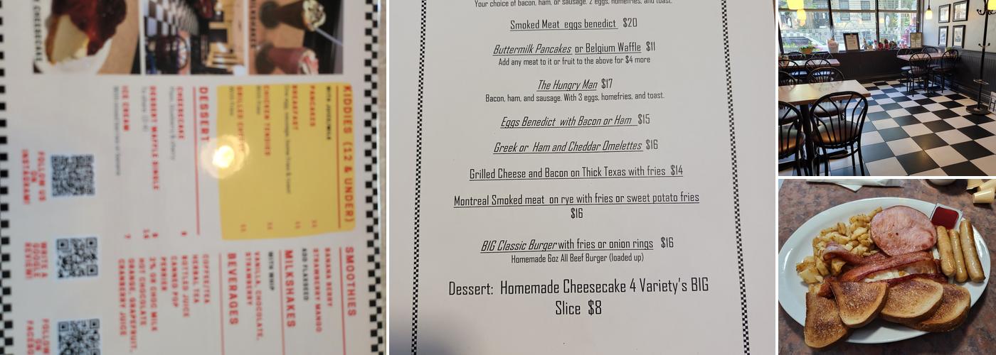 Steve's Open Kitchen Menu