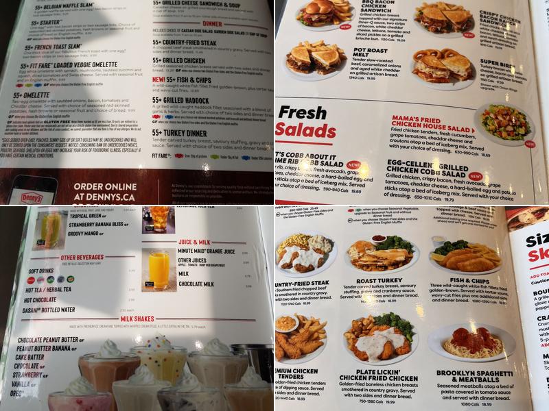 Denny's Menu