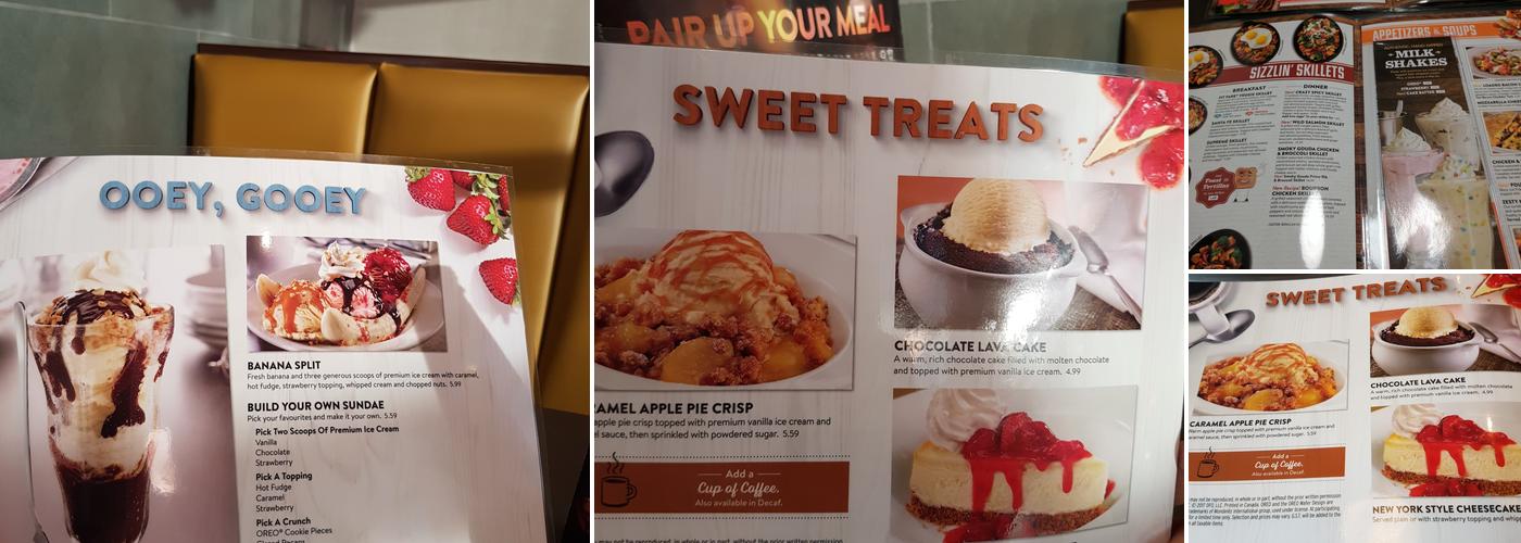 Denny's Menu