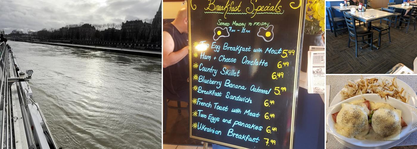 Seine River Cafe Menu