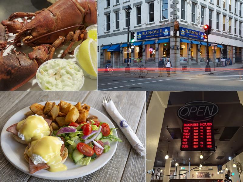 Bluenose II Restaurant Menu
