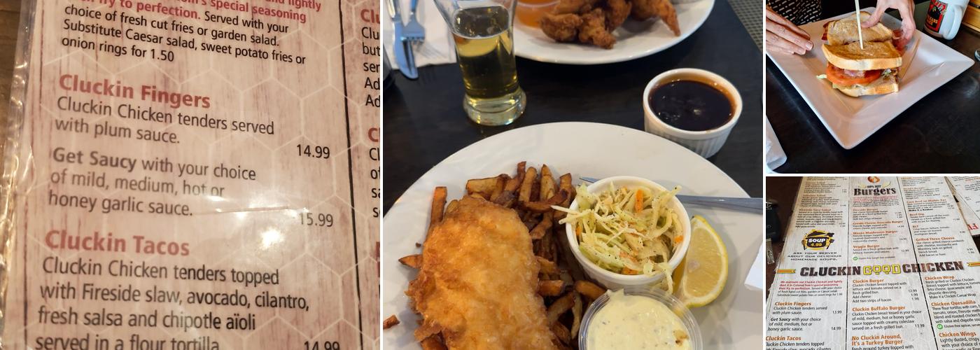 Fireside Grill and Bar Menu