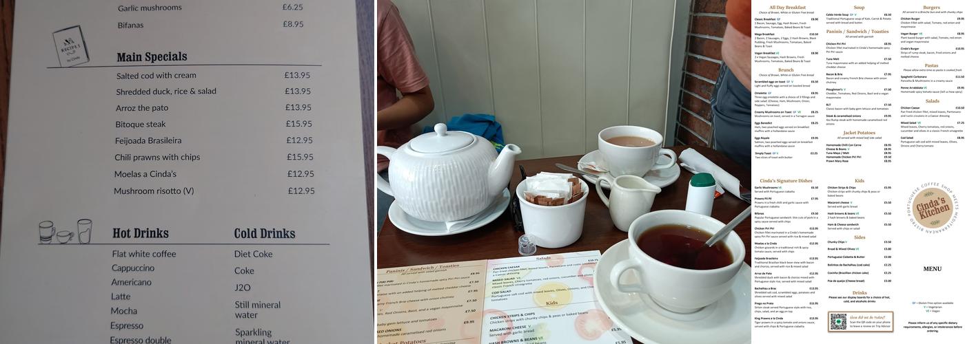 Cinda's Kitchen Menu