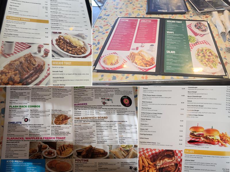 Flashback Restaurant Menu