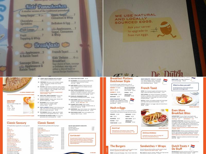 De Dutch Menu