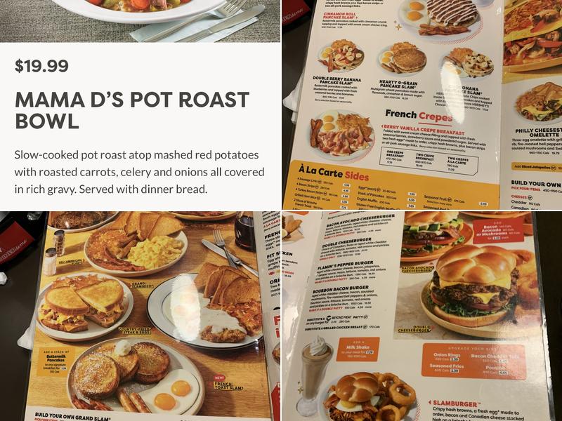 Denny's Menu