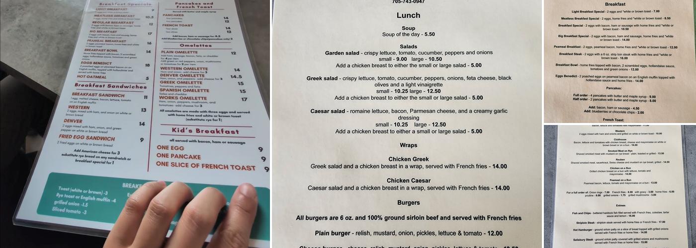 Lock Street Diner Menu
