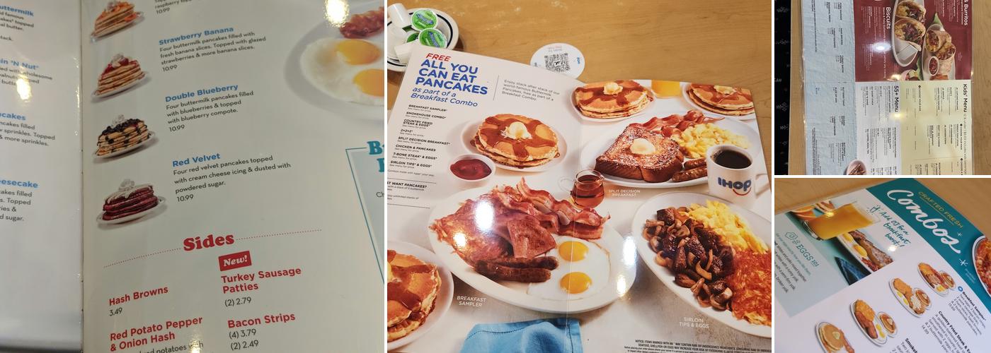 IHOP Menu