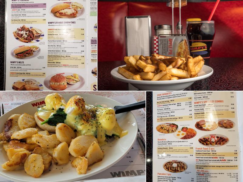 Wimpy's Diner Menu