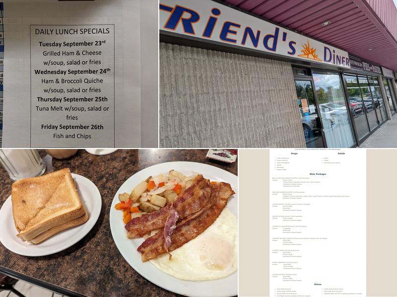 Friend's Diner Menu
