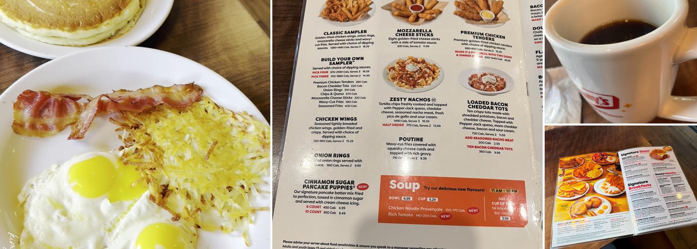 Denny's Restaurant Menu