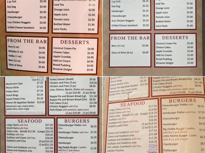 The Dinner Plate Menu