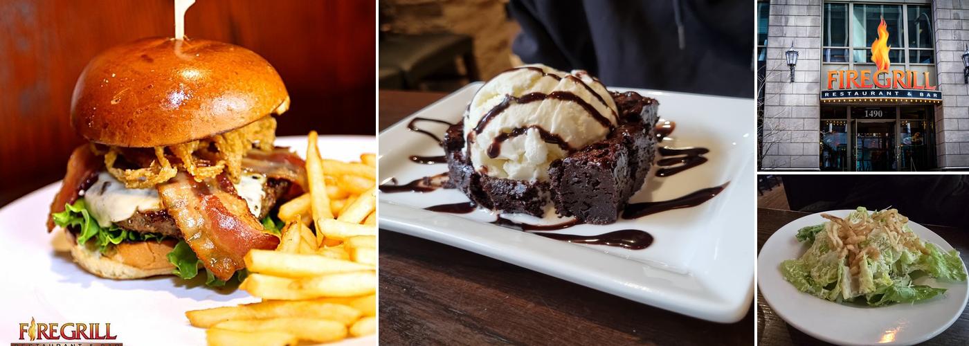 Firegrill Montréal Downtown Menu