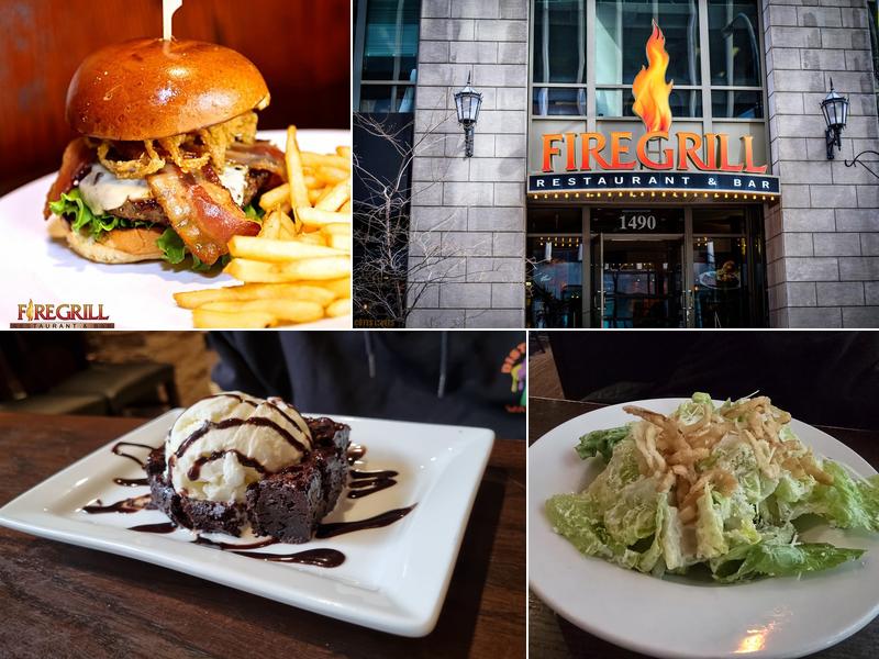 Firegrill Montréal Downtown Menu