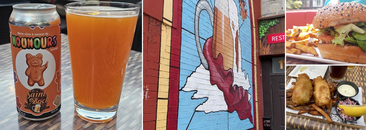 Le Saint-Bock - Brasserie Artisanale / Bazaar Microbrasserie Menu