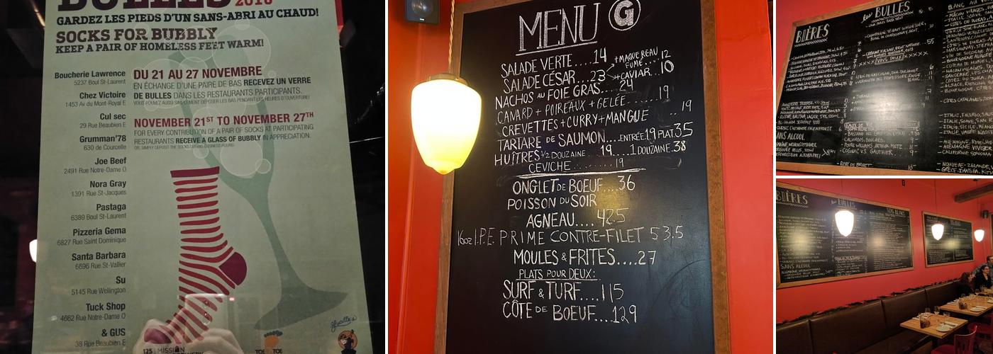 Restaurant Gus Menu