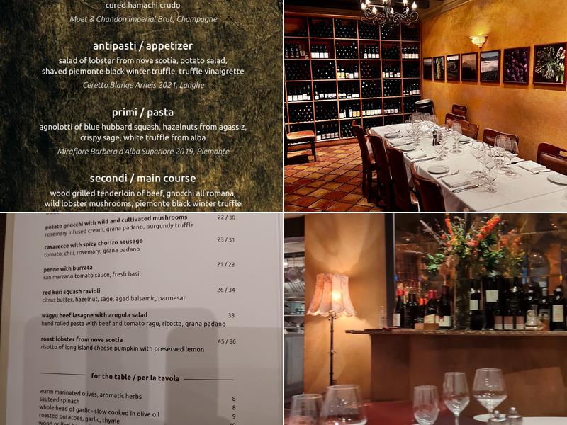 CinCin Ristorante + Bar Menu