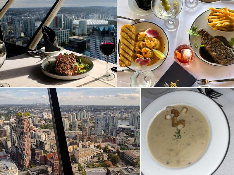 Top Of Vancouver Revolving Restaurant Menu