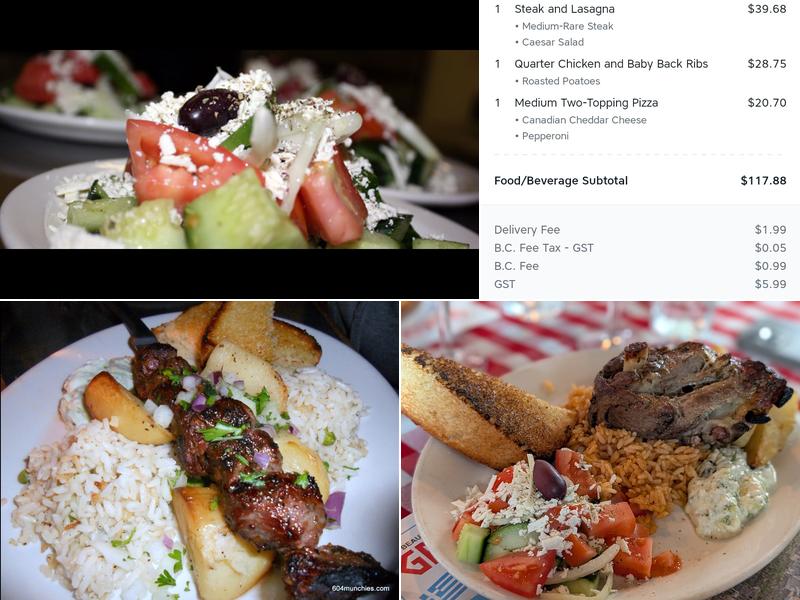 Trocadero Pizza & Steak House Menu