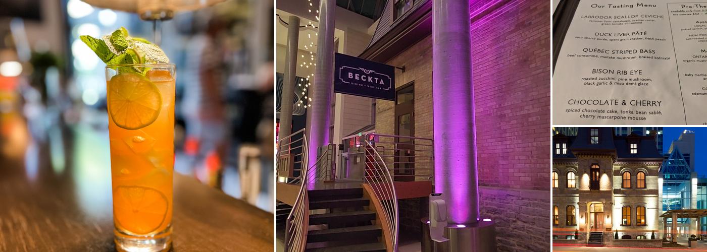 Beckta Dining & Wine Menu