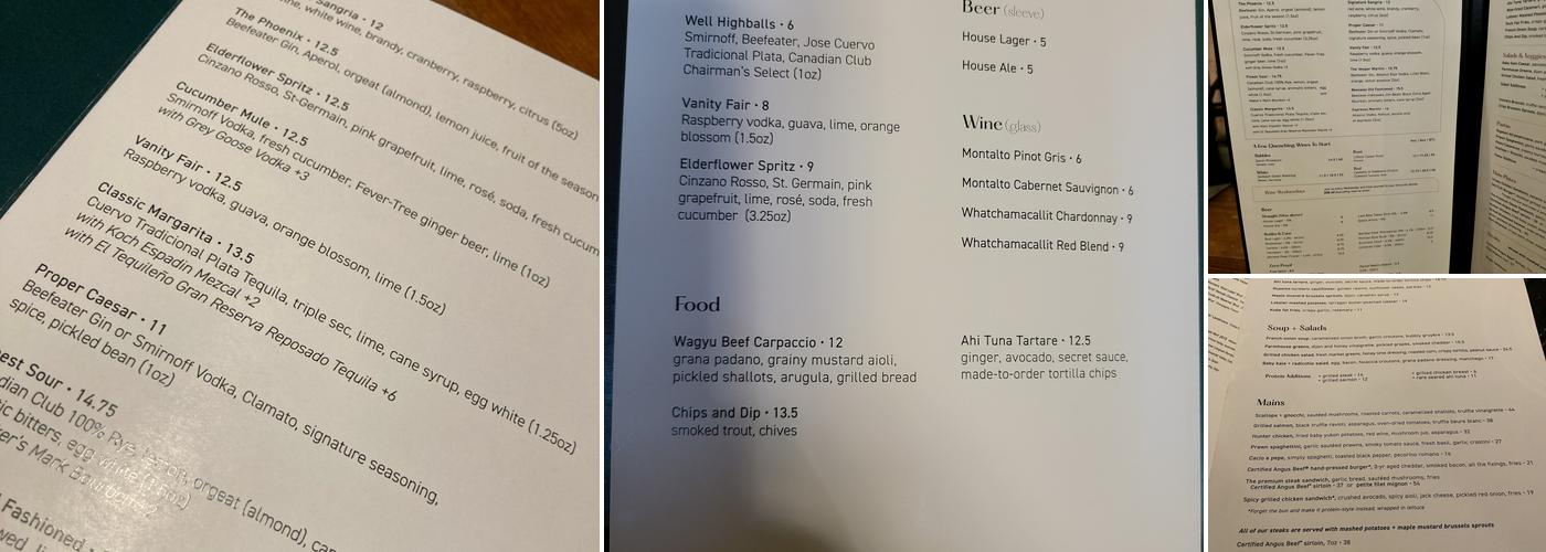Saltlik Menu