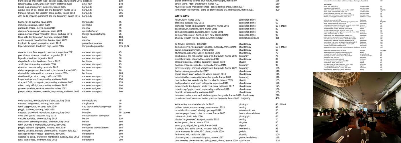Annabelle's Kitchen Downtown Menu