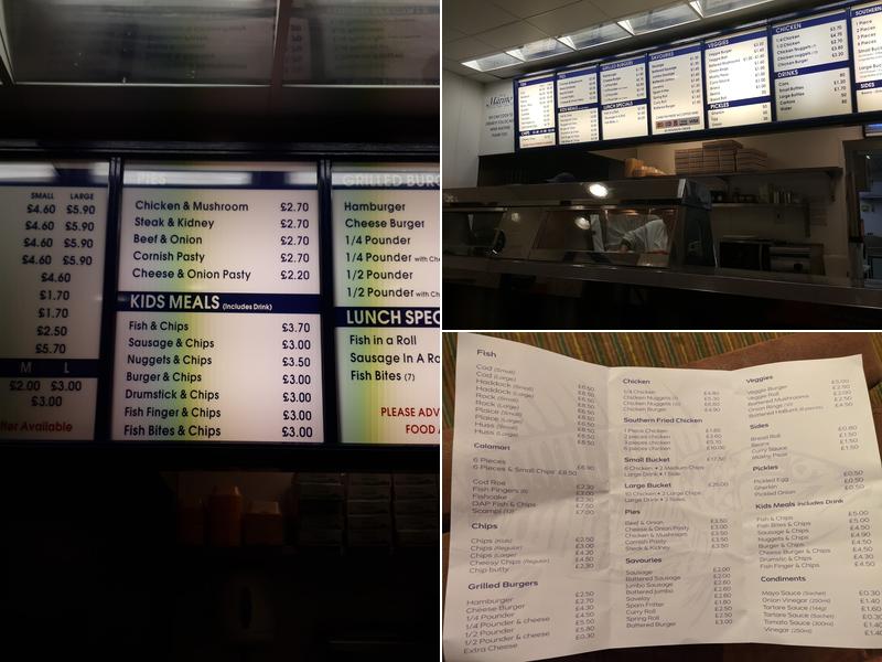 Marino's-The Pantiles Tunbridge wells Menu