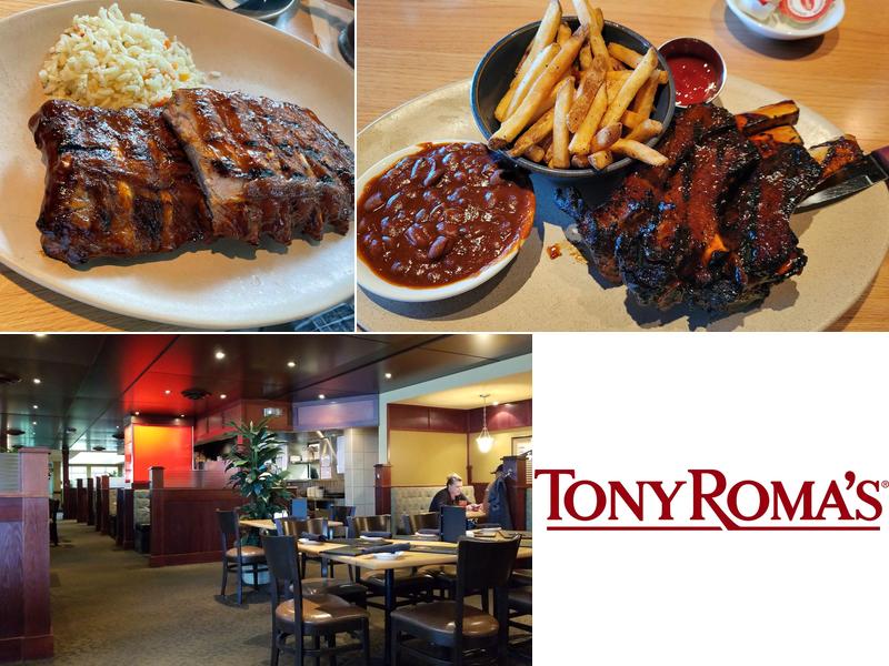 Tony Roma's Menu