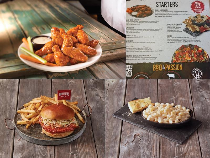 Montana’s BBQ & Bar Menu