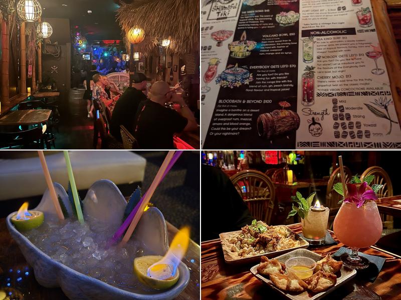The Shameful Tiki Room Toronto Menu