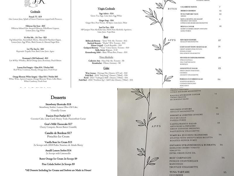 FK Menu