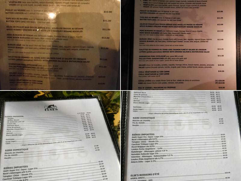 Else's Menu