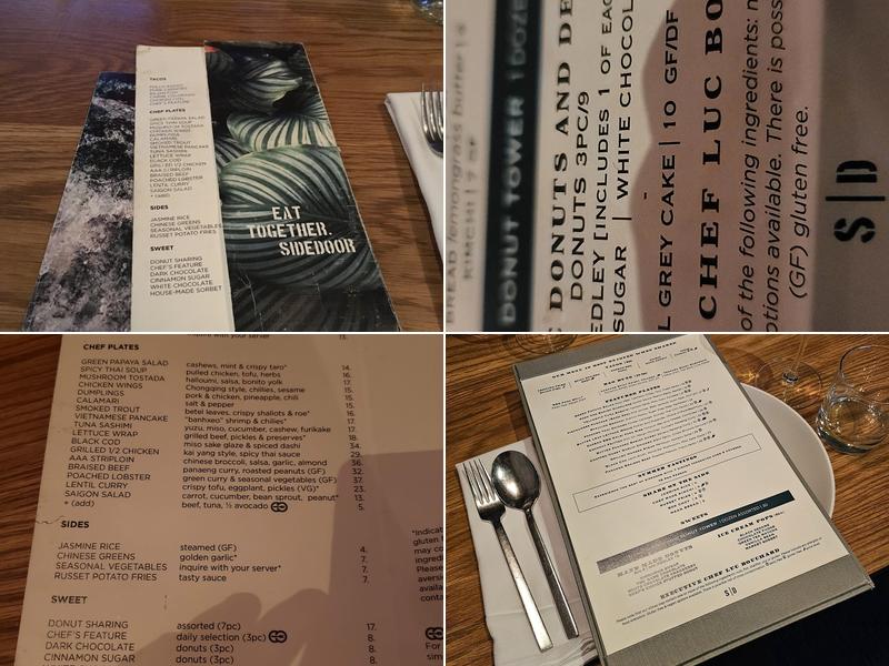 Sidedoor Menu