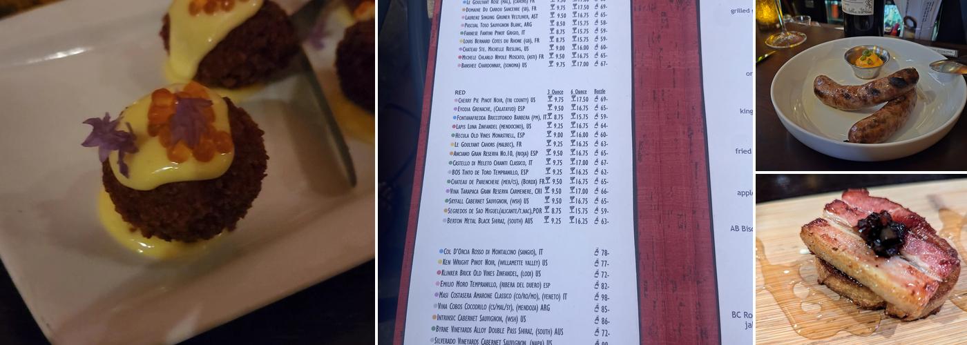 Tzin Wine & Tapas Menu