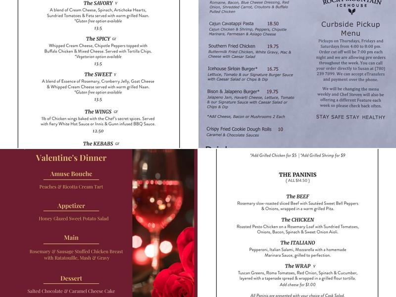 Cask & Barrel Menu