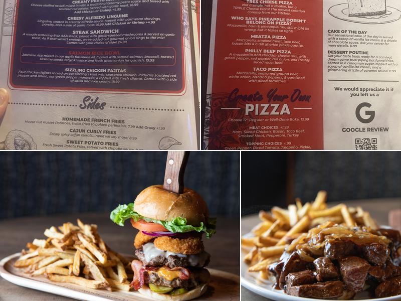 Hat Tricks Sports Bar and Grill Menu