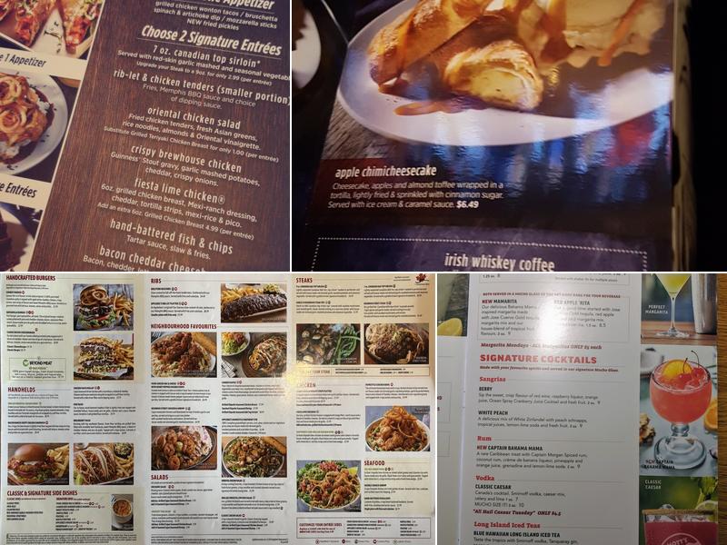 Applebee's Menu
