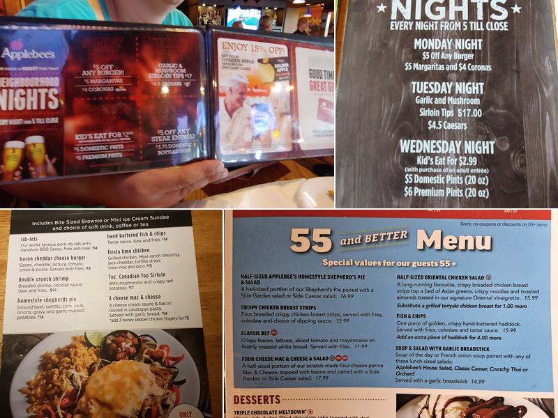 Applebee's Menu