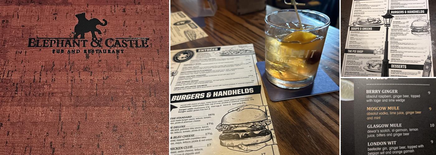 Elephant & Castle Menu